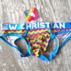 Andrew Christian Men's Pride Wave Jockstrap Underwear SIZE Large NEW